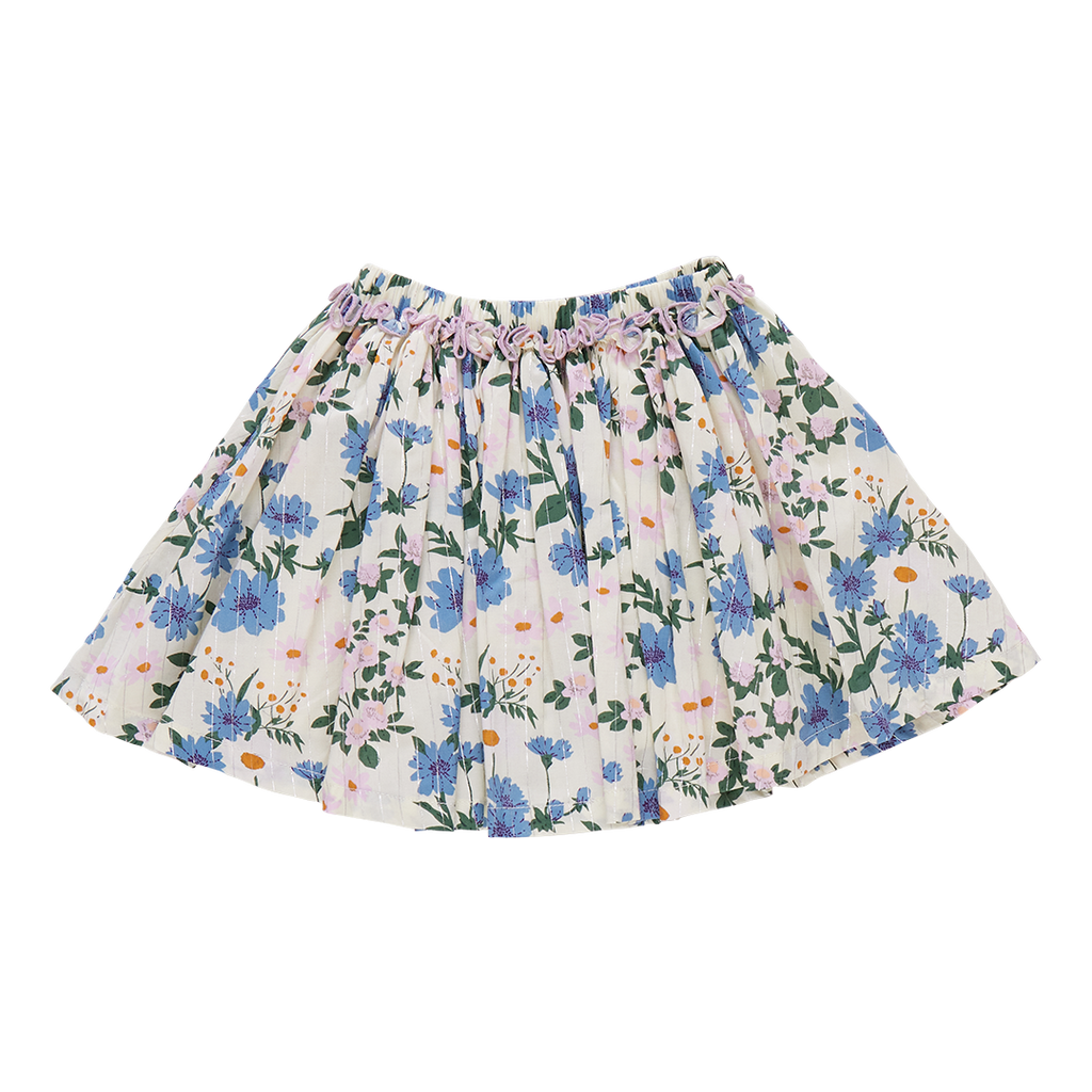 Gianna Skirt - Melon Daisy Floral