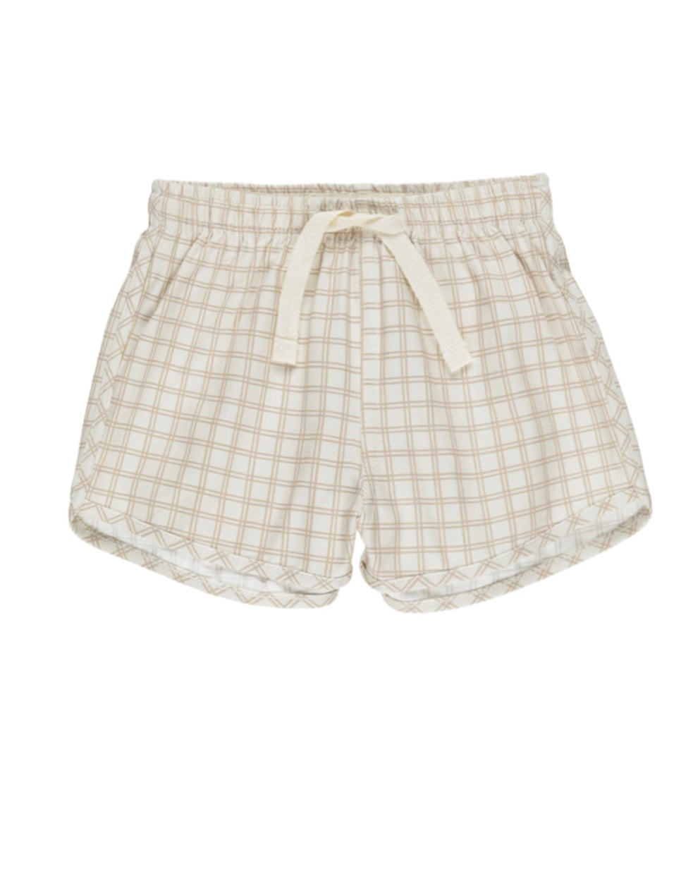 Boys Swim Short - Oat Check