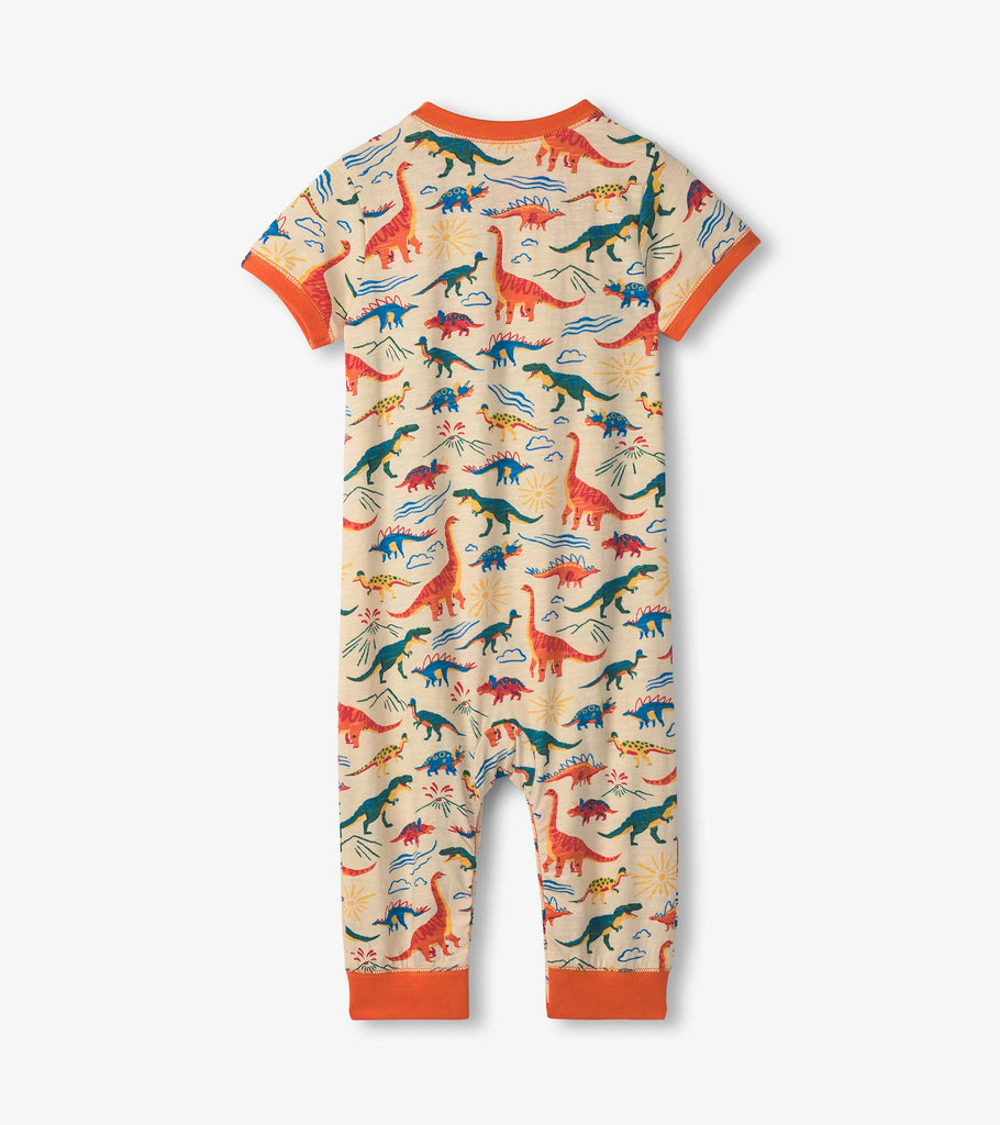 Happy Dino Jersey Romper