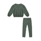 Spongey Knit Set - Evergreen Ditsy
