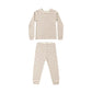 Organic Long Sleeve Pajama Set - Holiday Stripe