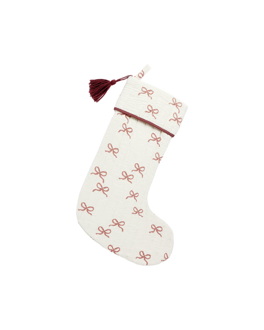 Christmas Stocking - Ruby Bows