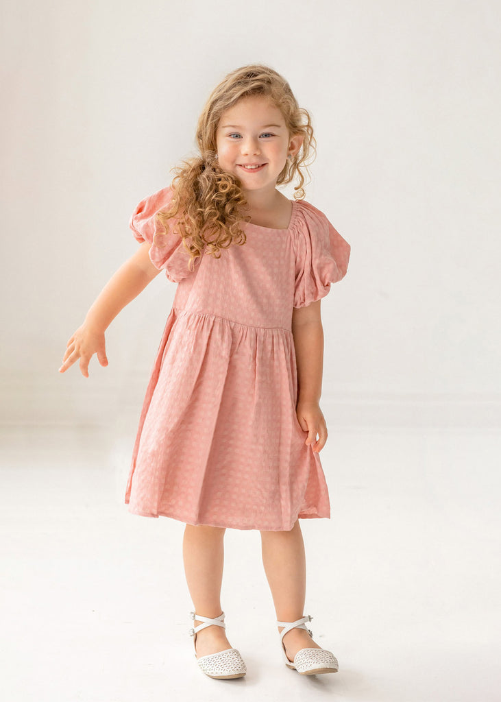 Checkmate Dress- Dusty Pink