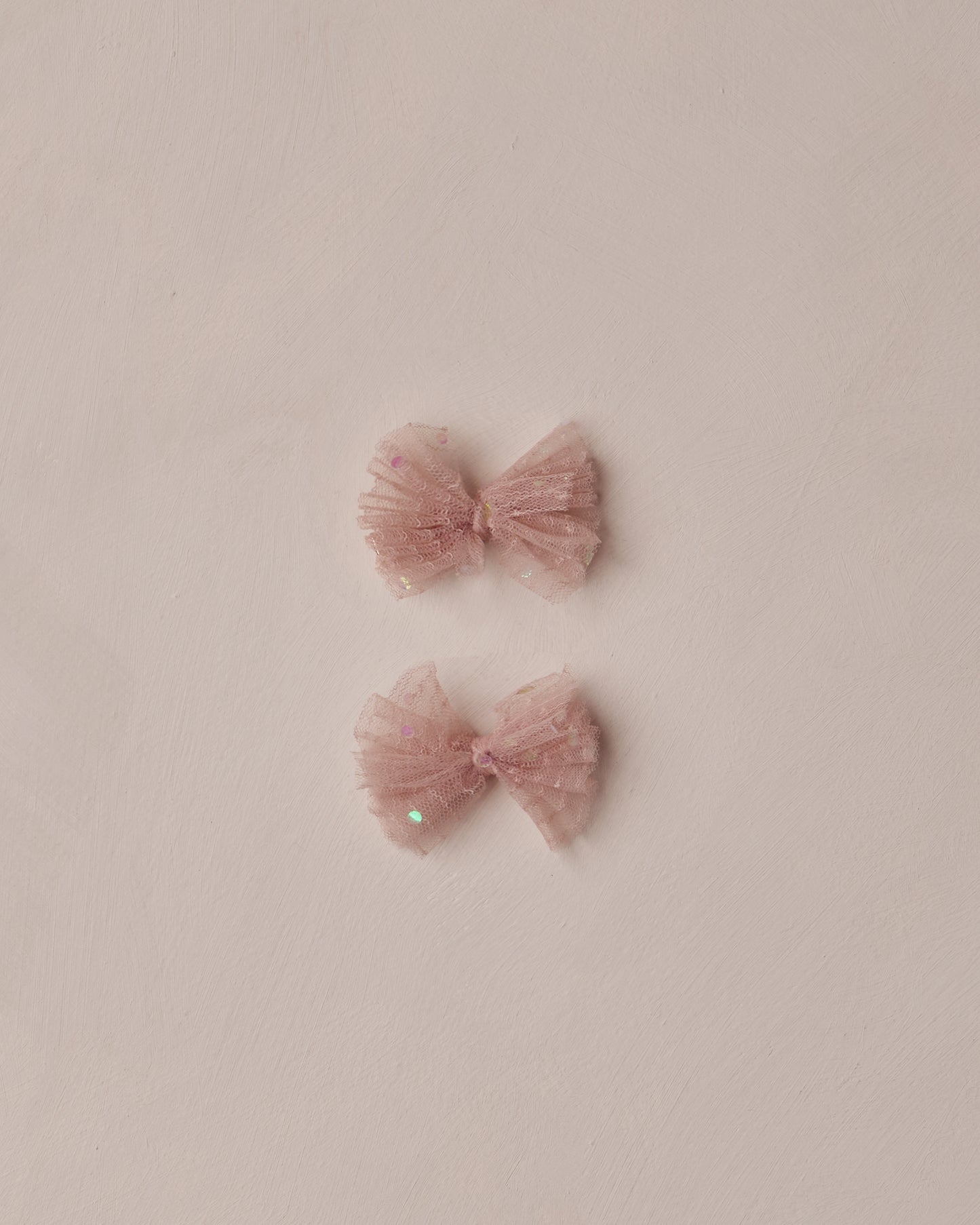Flutter Tulle Clips - Rose