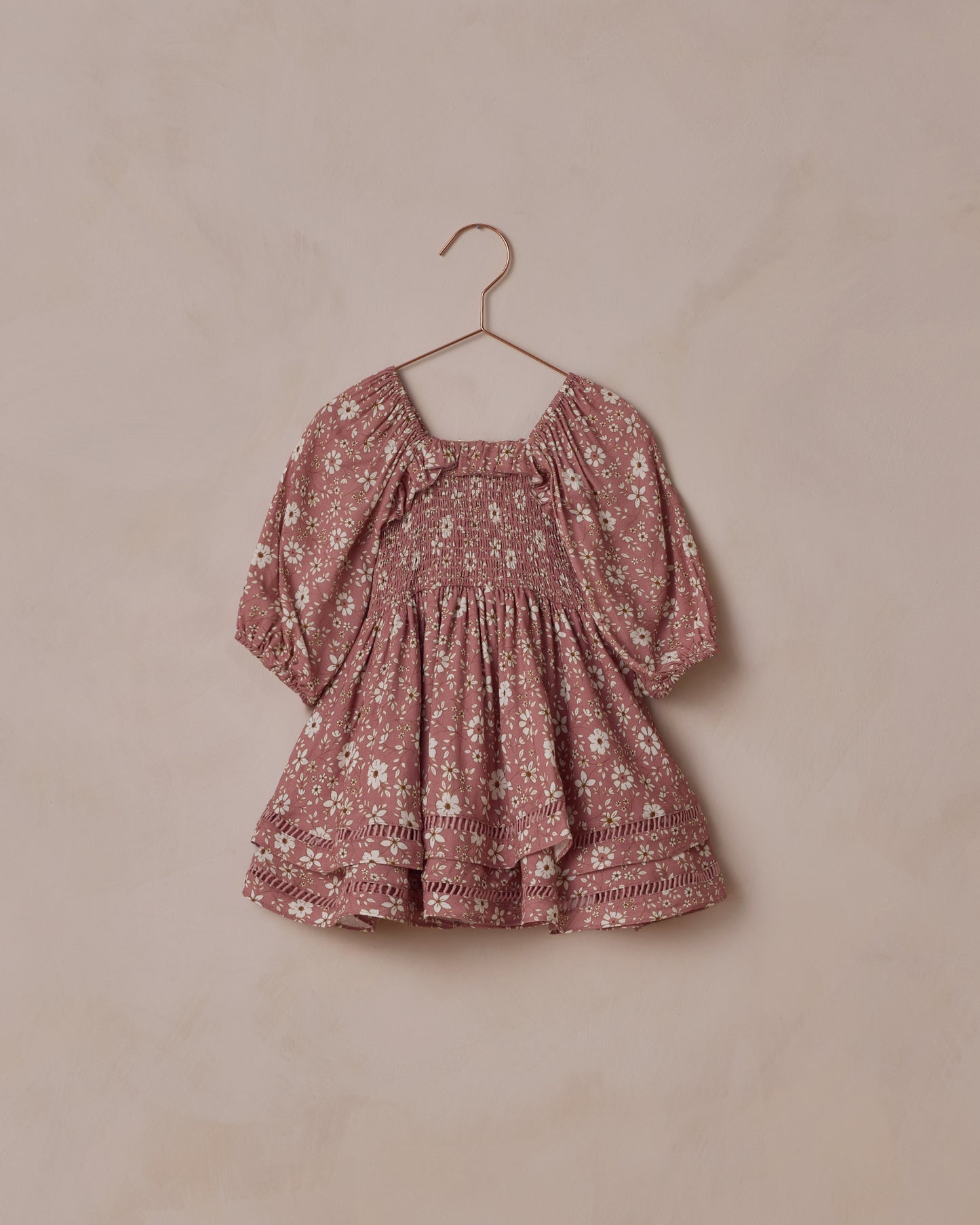 Elodie Dress - Rose Bloom