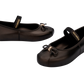 Sophie Flats - Metallic Black