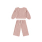 Ruffle Cozy Set - Rose