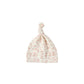 Knotted Baby Hat - French Garden