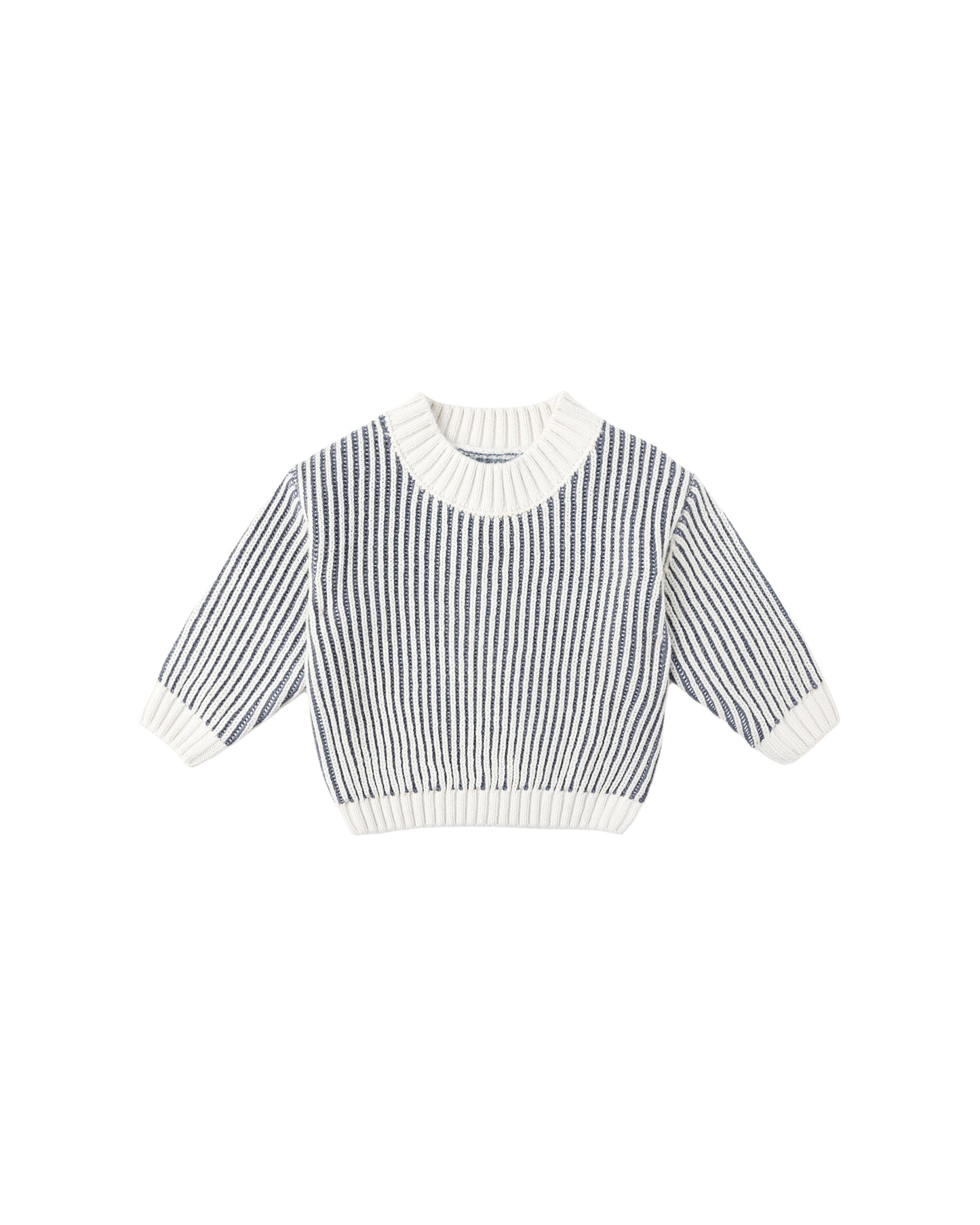 Relaxed Knit Sweater - Ocean