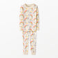 Rainbows Organic Long John Pajama Set