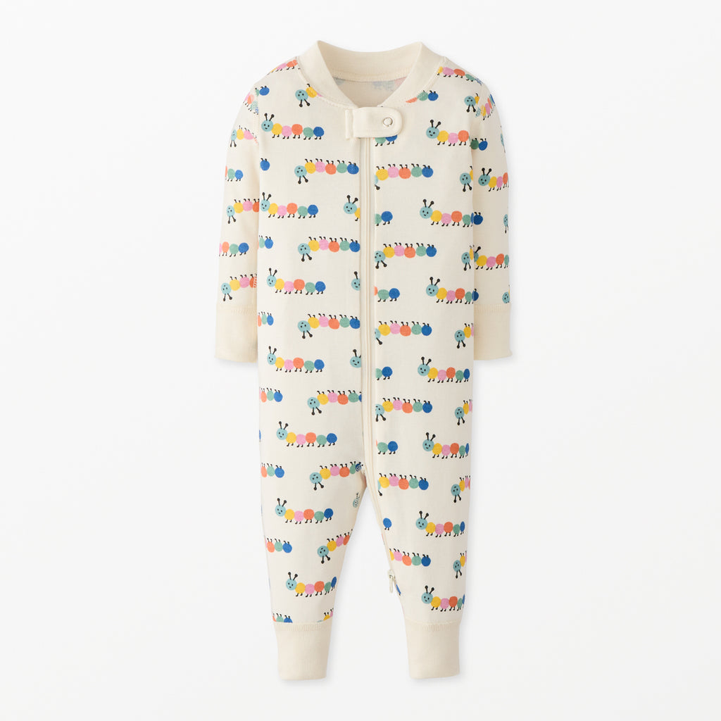 Colorful Caterpillar Organic Baby Sleeper