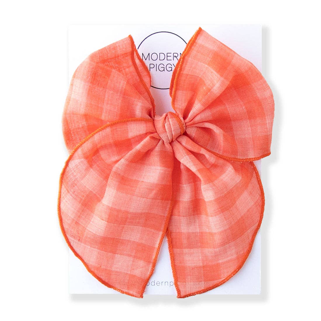 Pumpkin Plaid | Party Bow