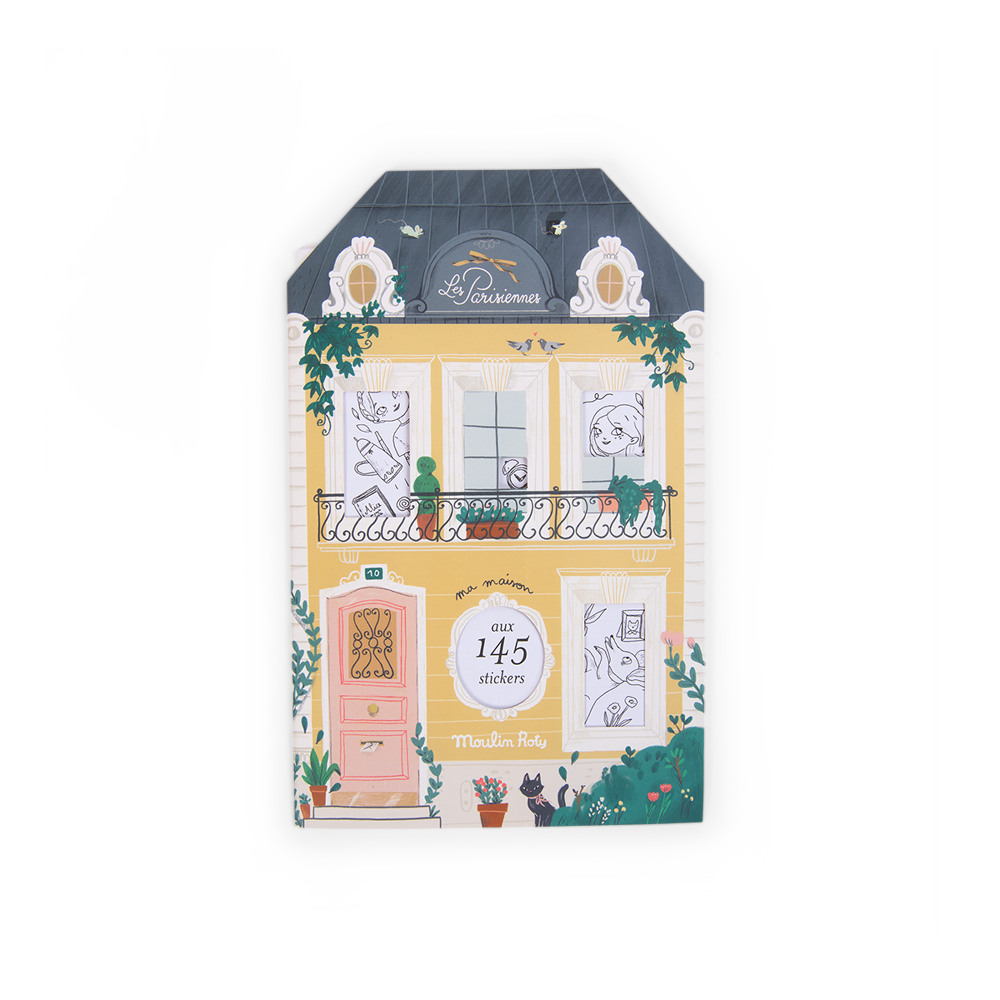 The Parisiennes Coloring Book with 145 Stickers