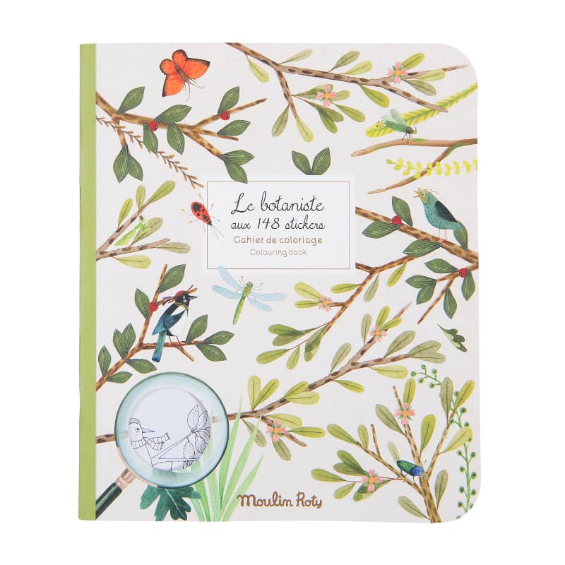 Coloring Book & Stickers Botanist Garden Theme