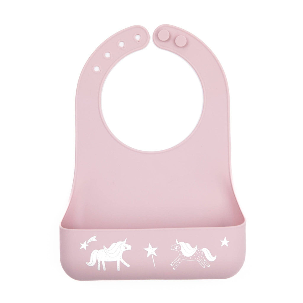 Bella Tunno - Magic Unicorns Little Bites Bib: Purple