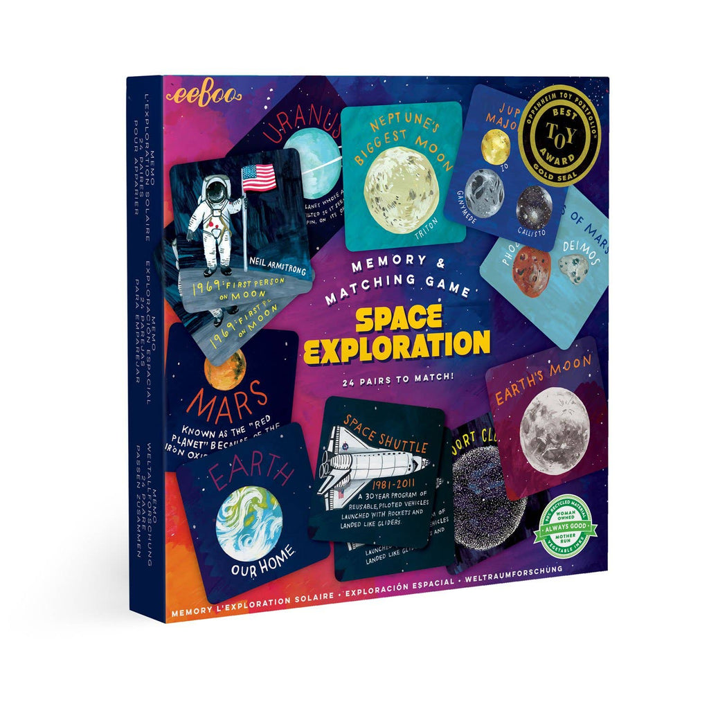 eeBoo - Space Exploration Memory & Matching Game