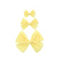 Lemon Bow Clip: Large / Alligator Clip