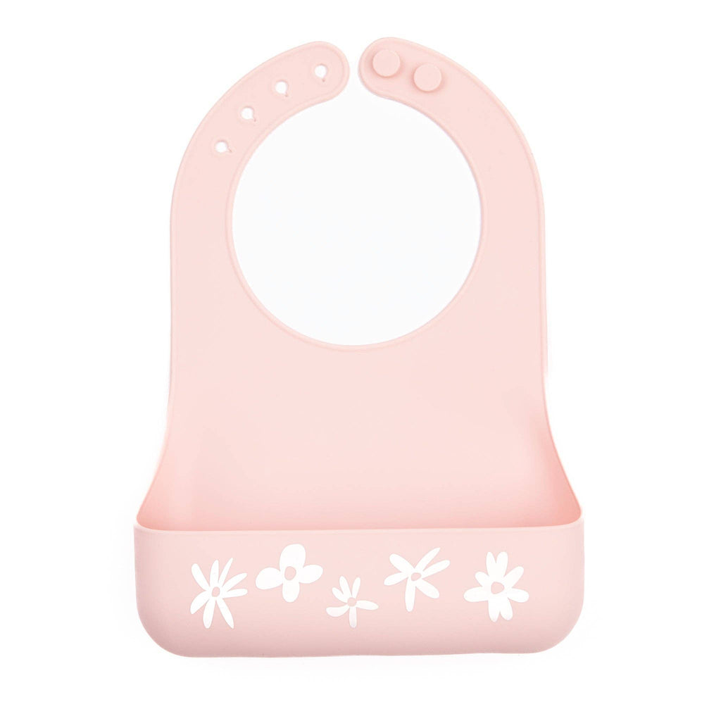 Bella Tunno - Fresh Blooms Little Bites Bib: Pink