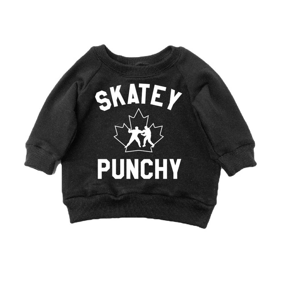 Skate Punchy© Toddler Sweatshirt Black